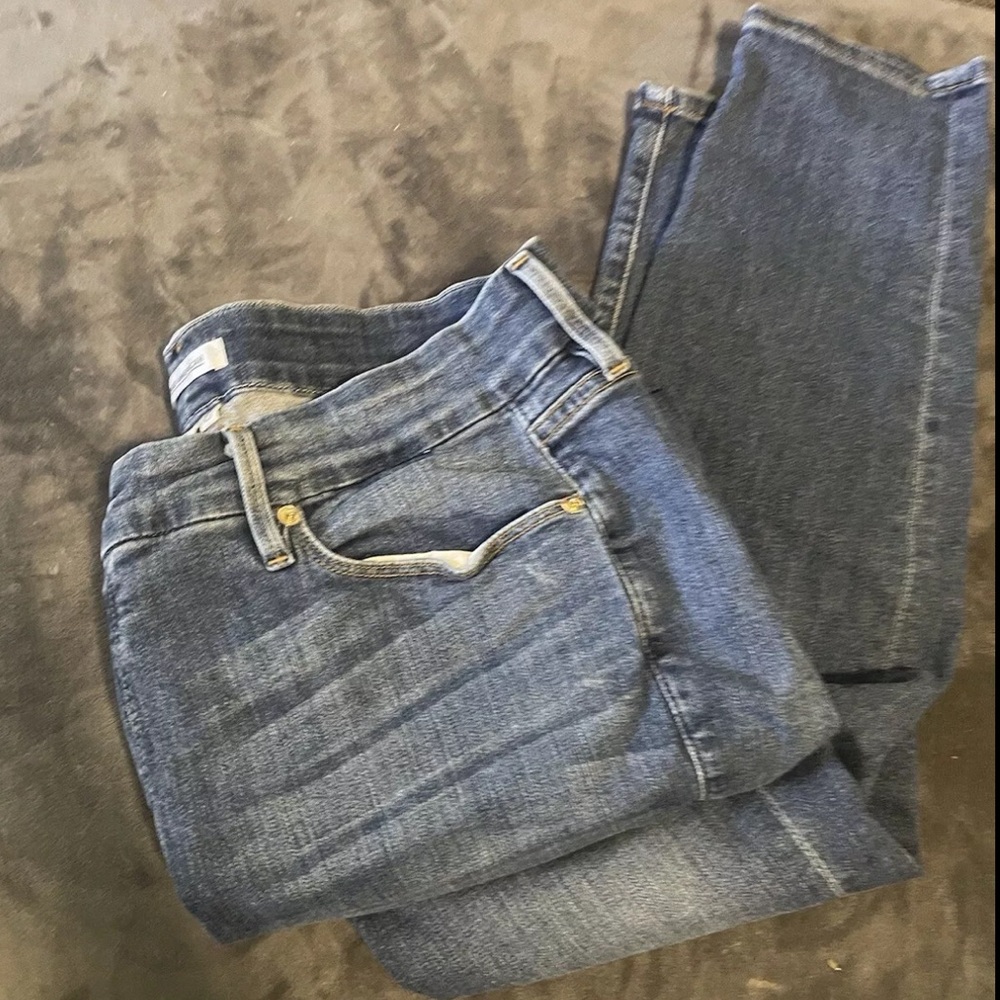 Good American Women’s Good Legs Stretch Slim Jeans Size 20 Medium Blue
